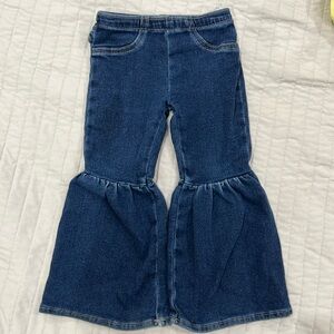 Toddler wrangler girls flare pants 3t